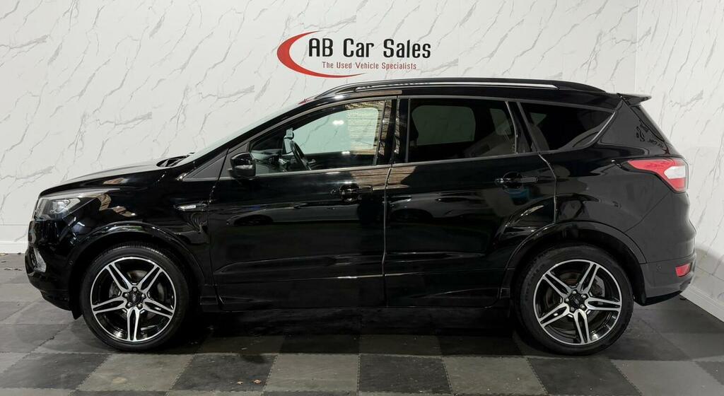 Ford Kuga 2.0 Tdci St-line Powershift Awd Euro 6 Ss WA19RZK Black #4