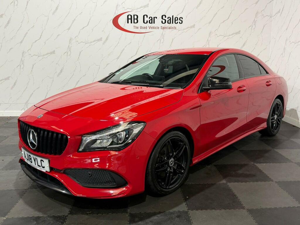 Mercedes-Benz CLA Class 1.6 Cla180 Amg Line Coupe Euro 6 Ss AJ18YLC Red #6
