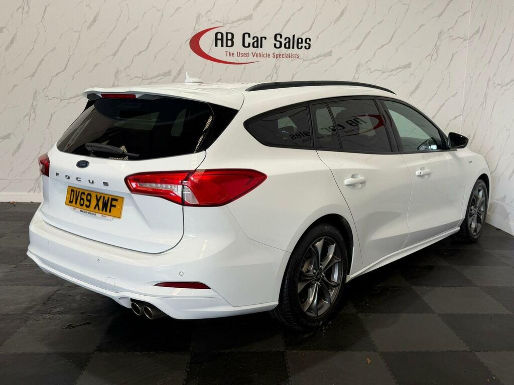 Ford Focus 1.0T Ecoboost St-line Euro 6 Ss DV69XWF White #6
