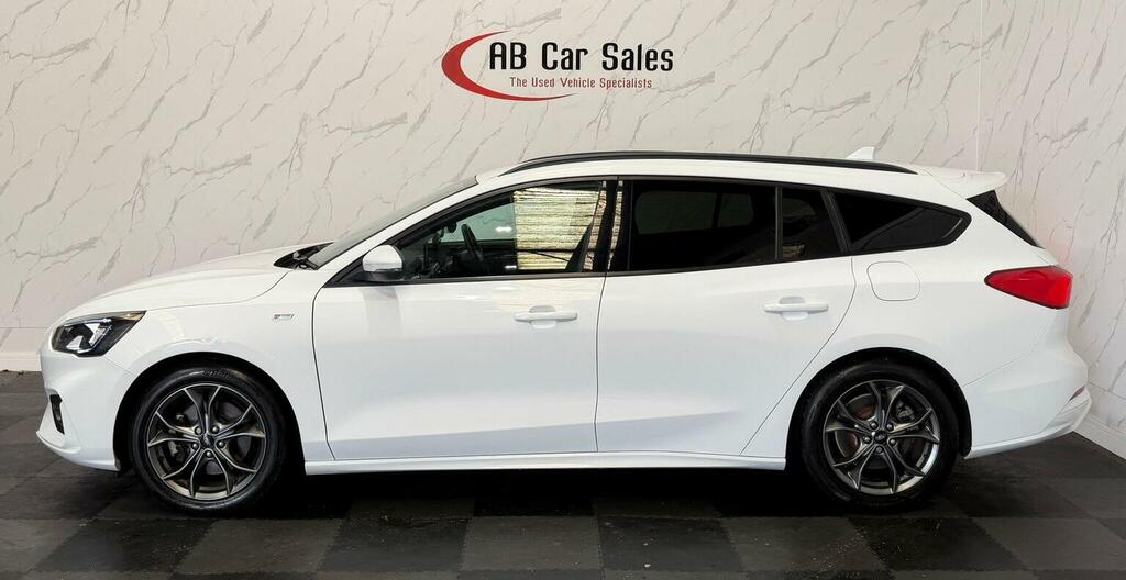 Ford Focus 1.0T Ecoboost St-line Euro 6 Ss DV69XWF White #4