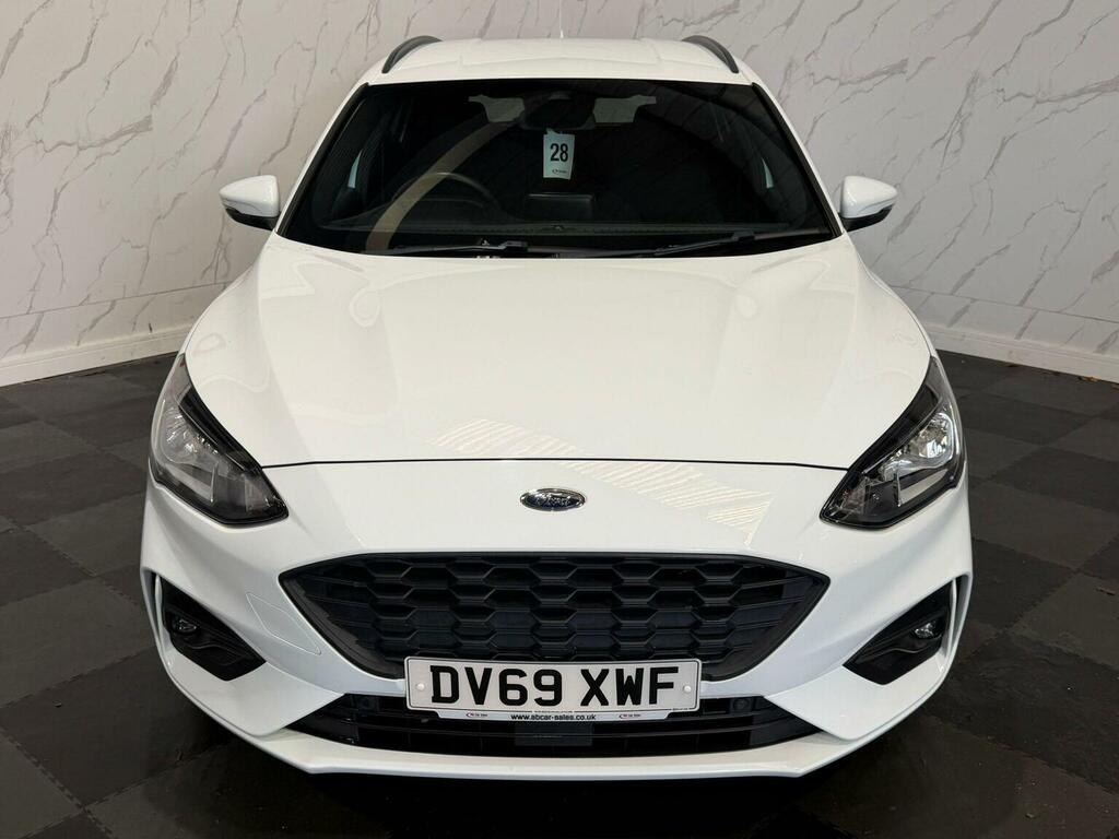 Ford Focus 1.0T Ecoboost St-line Euro 6 Ss DV69XWF White #2