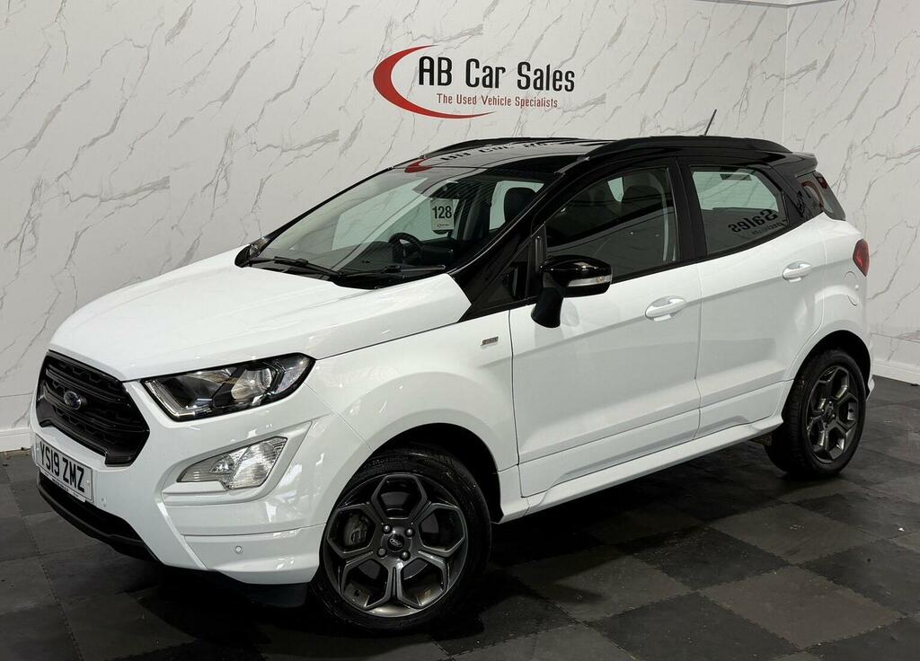 Ford Ecosport 1.0T Ecoboost St-line Euro 6 Ss White