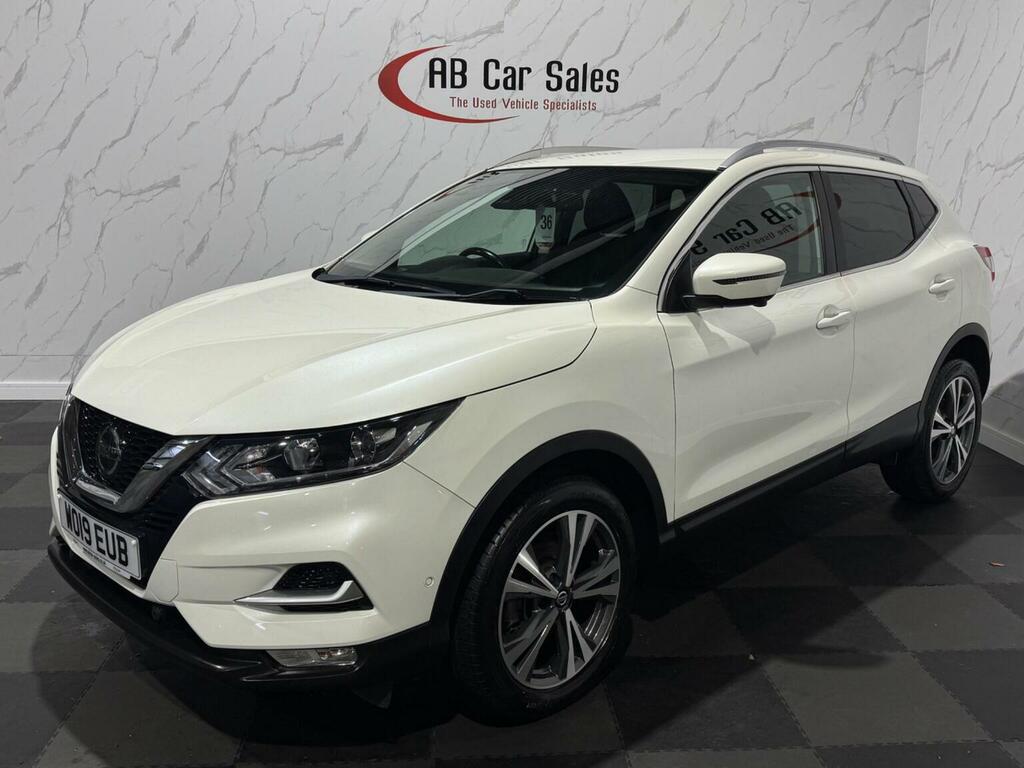 Nissan Qashqai 1.3 Dig-t N-connecta Euro 6 Ss WO19EUB White #5