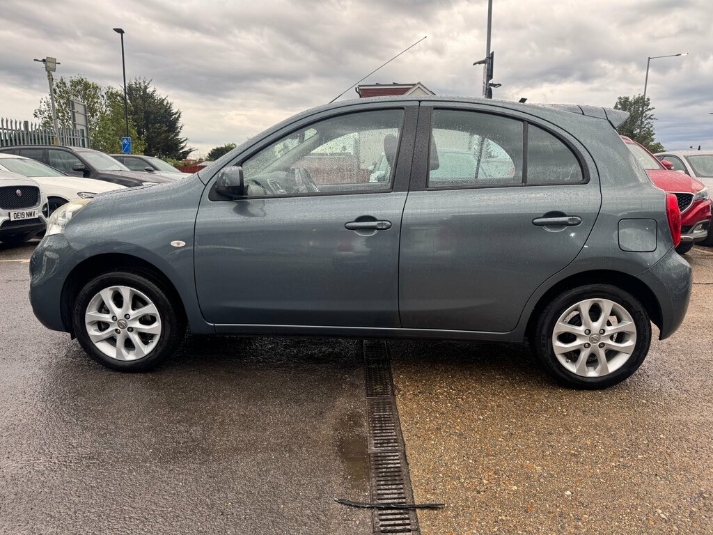 Nissan Micra 1.2 Acenta Hatchback Cvt Euro 5 80 Ps Grey #5