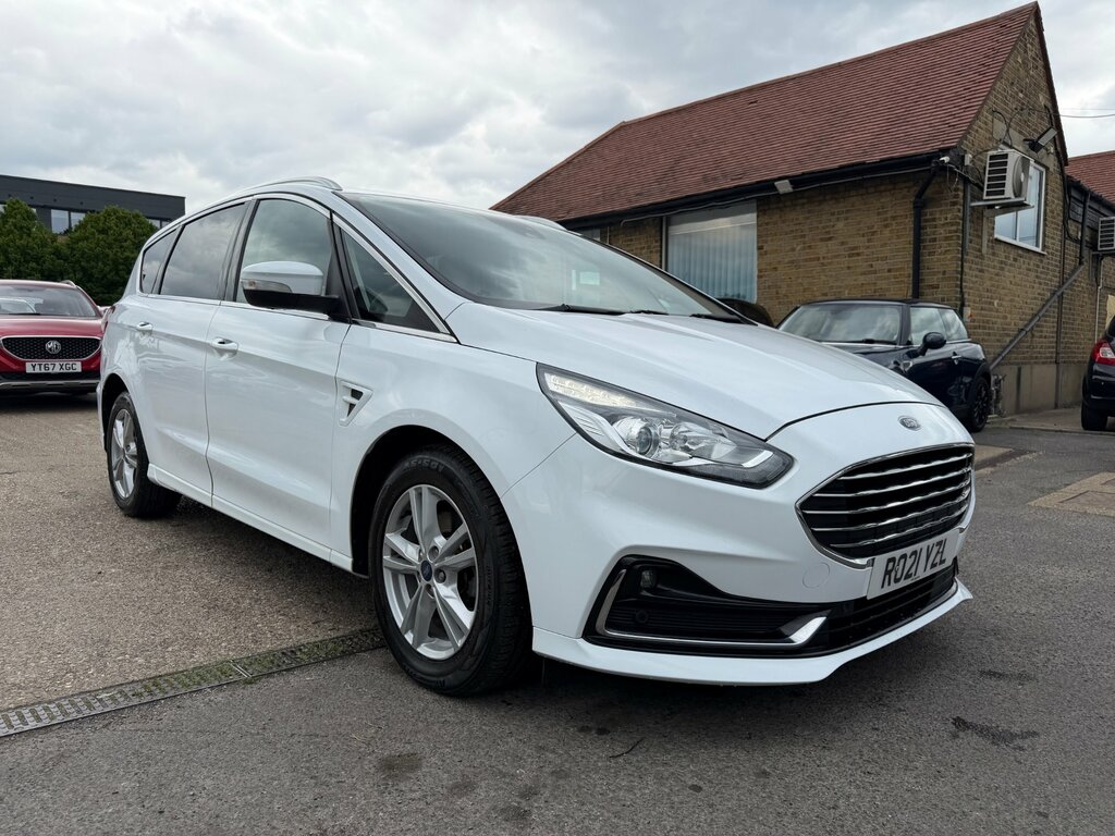 Ford S-Max 2.0 Ecoblue Titanium Mpv Euro 6 S RO21YZL White #4
