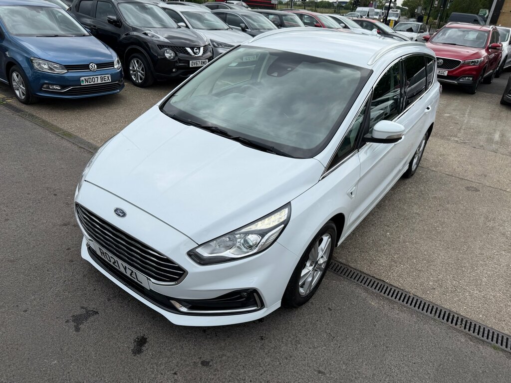 Ford S-Max 2.0 Ecoblue Titanium Mpv Euro 6 S RO21YZL White #3