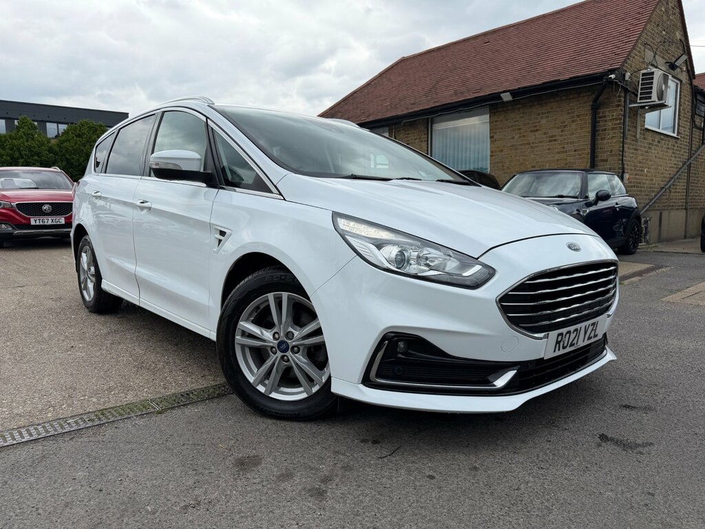 Ford S-Max 2.0 Ecoblue Titanium Mpv Euro 6 S RO21YZL White #2