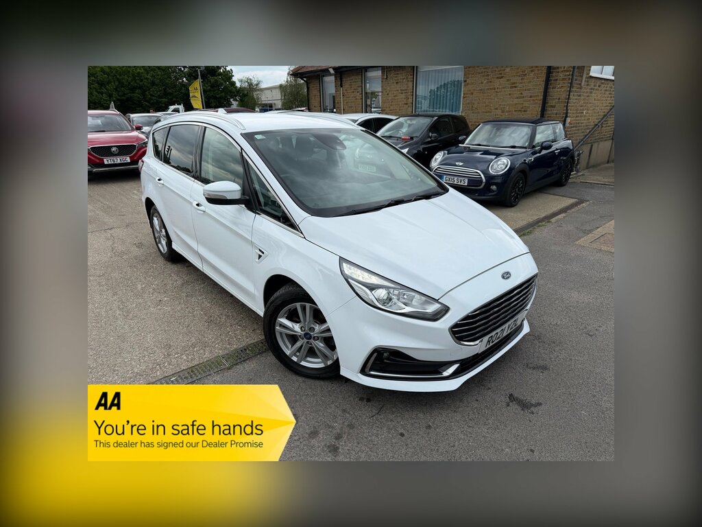 Ford S-Max 2.0 Ecoblue Titanium Mpv Euro 6 S White