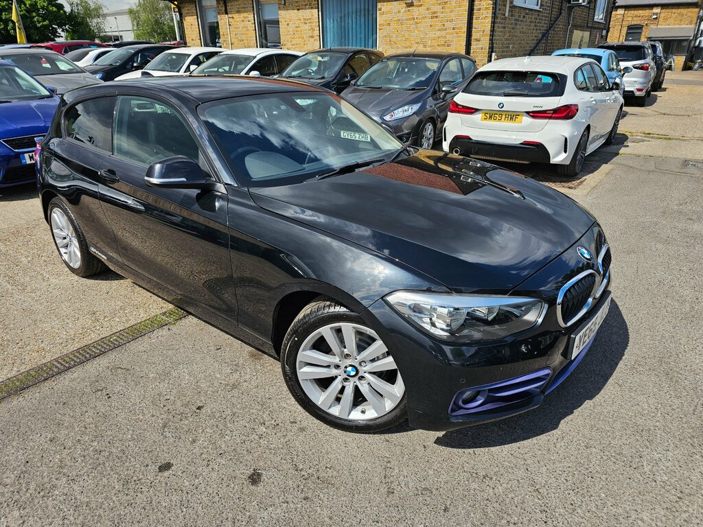 BMW 1 Series 1.5 116D Sport Hatchback Euro 6 S Black #2
