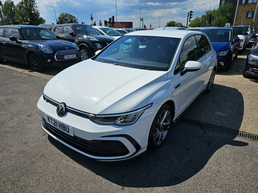 Volkswagen Golf 2.0 Tdi R-line Hatchback Dsg Euro 6 S KT21HBU White #6