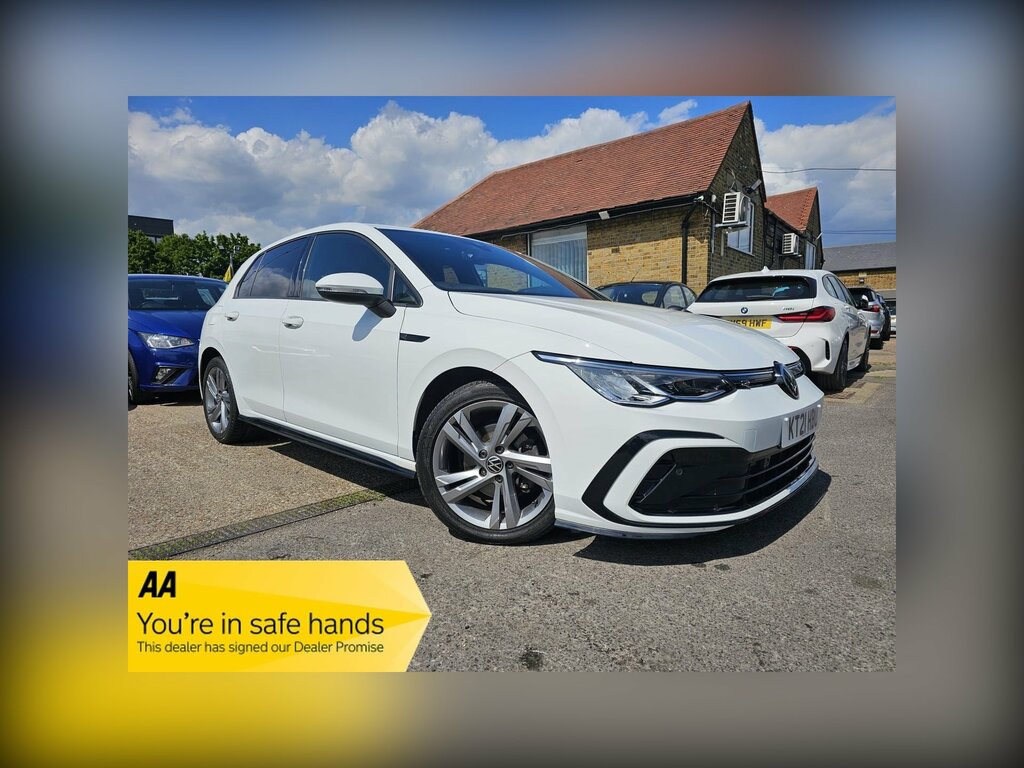 Volkswagen Golf 2.0 Tdi R-line Hatchback Dsg Euro 6 S White
