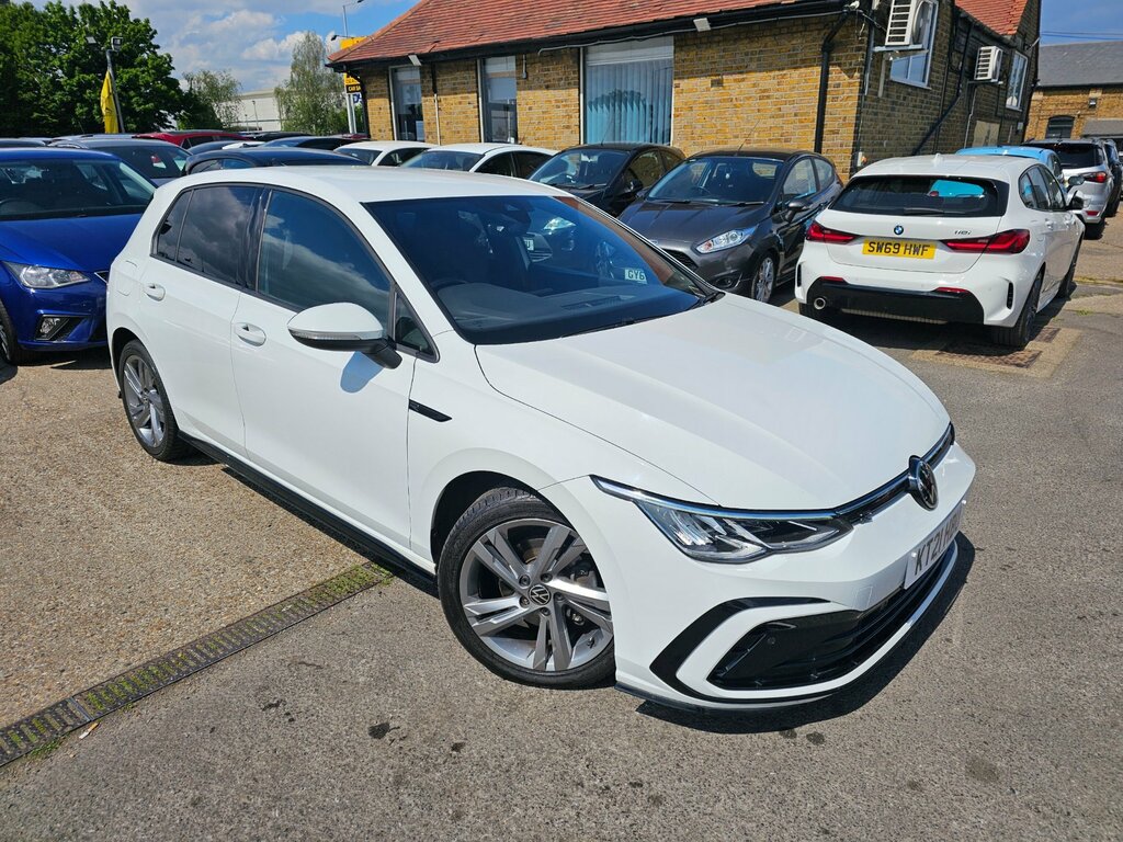 Volkswagen Golf 2.0 Tdi R-line Hatchback Dsg Euro 6 S KT21HBU White #2