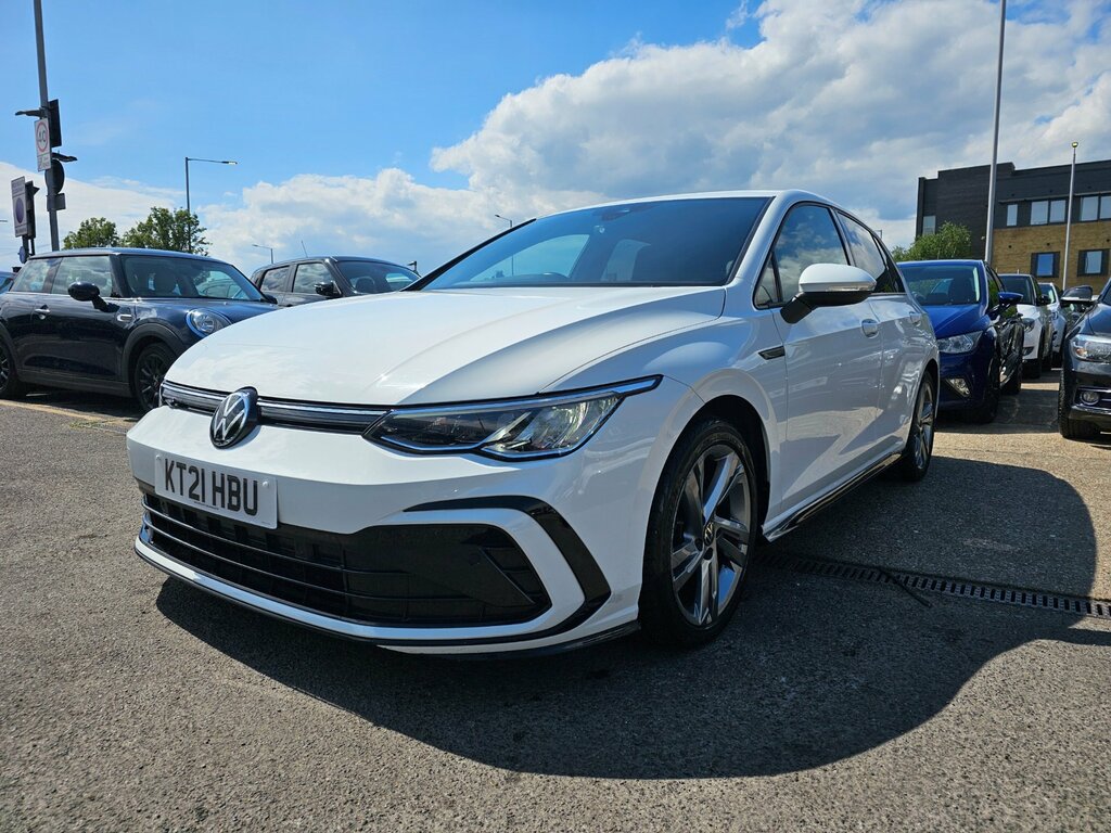 Volkswagen Golf 2.0 Tdi R-line Hatchback Dsg Euro 6 S KT21HBU White #5