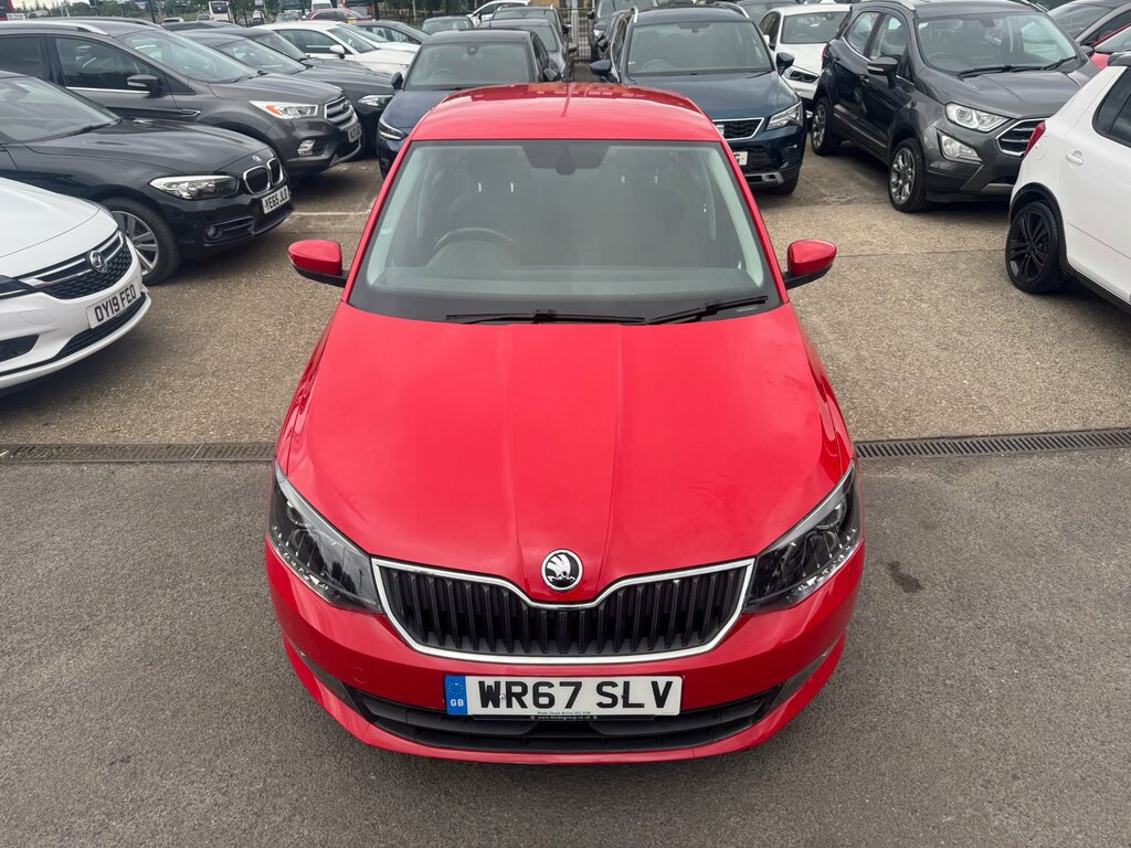 Skoda Fabia 1.0 Tsi Se L Hatchback Dsg Euro 6 Ss WR67SLV Red #4