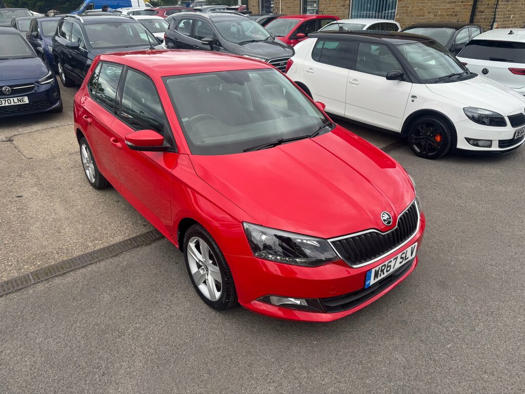 Skoda Fabia 1.0 Tsi Se L Hatchback Dsg Euro 6 Ss WR67SLV Red #6