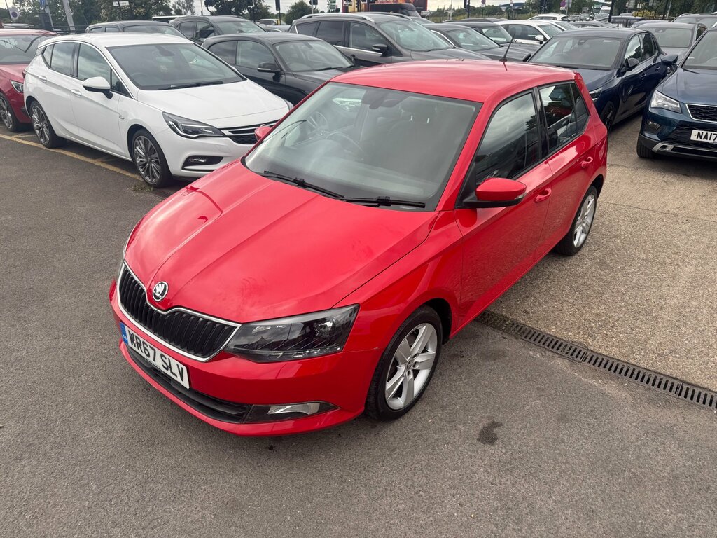 Skoda Fabia 1.0 Tsi Se L Hatchback Dsg Euro 6 Ss WR67SLV Red #2