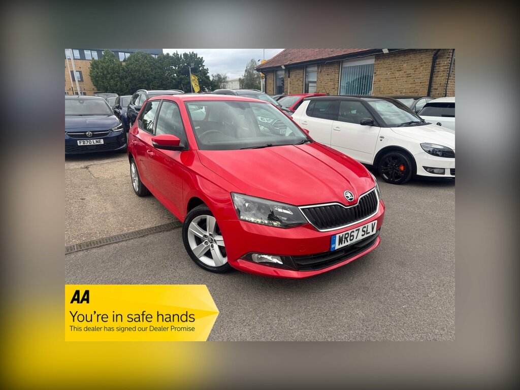 Skoda Fabia 1.0 Tsi Se L Hatchback Dsg Euro 6 Ss Red