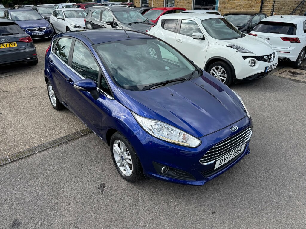 Ford Fiesta 1.0T Ecoboost Zetec Hatchback Powershif DV17HHR Blue #5