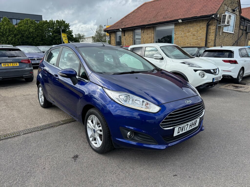 Ford Fiesta 1.0T Ecoboost Zetec Hatchback Powershif DV17HHR Blue #4