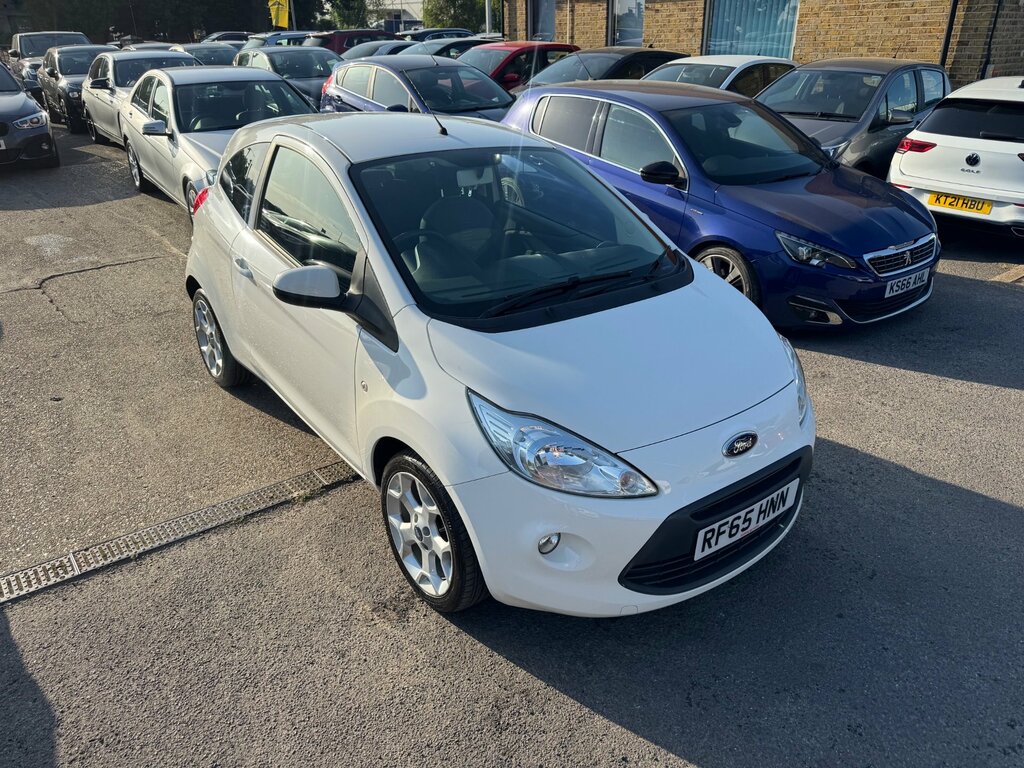 Ford KA 1.2 Zetec Hatchback Euro 5 Ss RF65HNN White #5