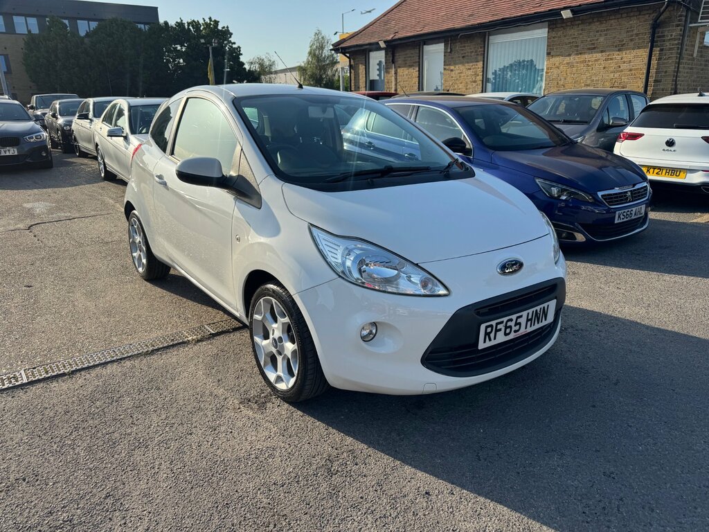 Ford KA 1.2 Zetec Hatchback Euro 5 Ss RF65HNN White #4