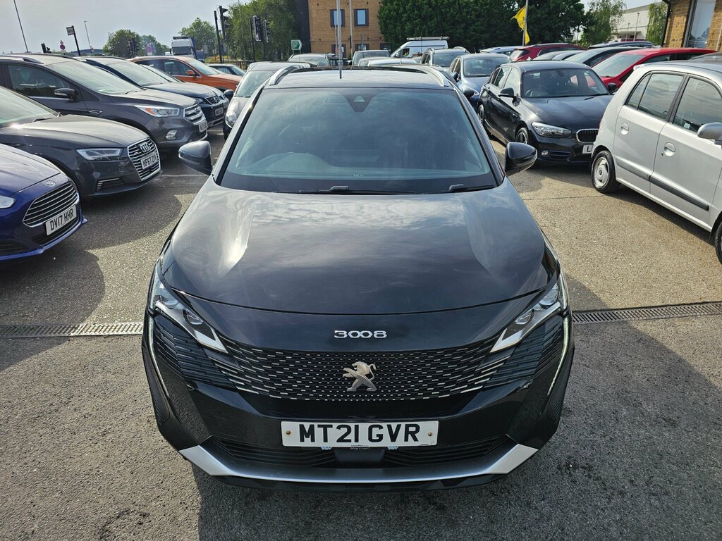 Peugeot 3008 1.2 Puretech Gt Suv Eat Euro 6 Ss 1 MT21GVR Black #3