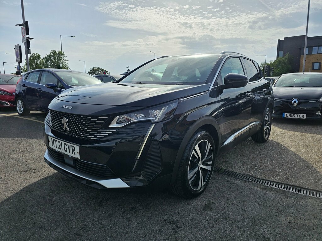 Peugeot 3008 1.2 Puretech Gt Suv Eat Euro 6 Ss 1 MT21GVR Black #4