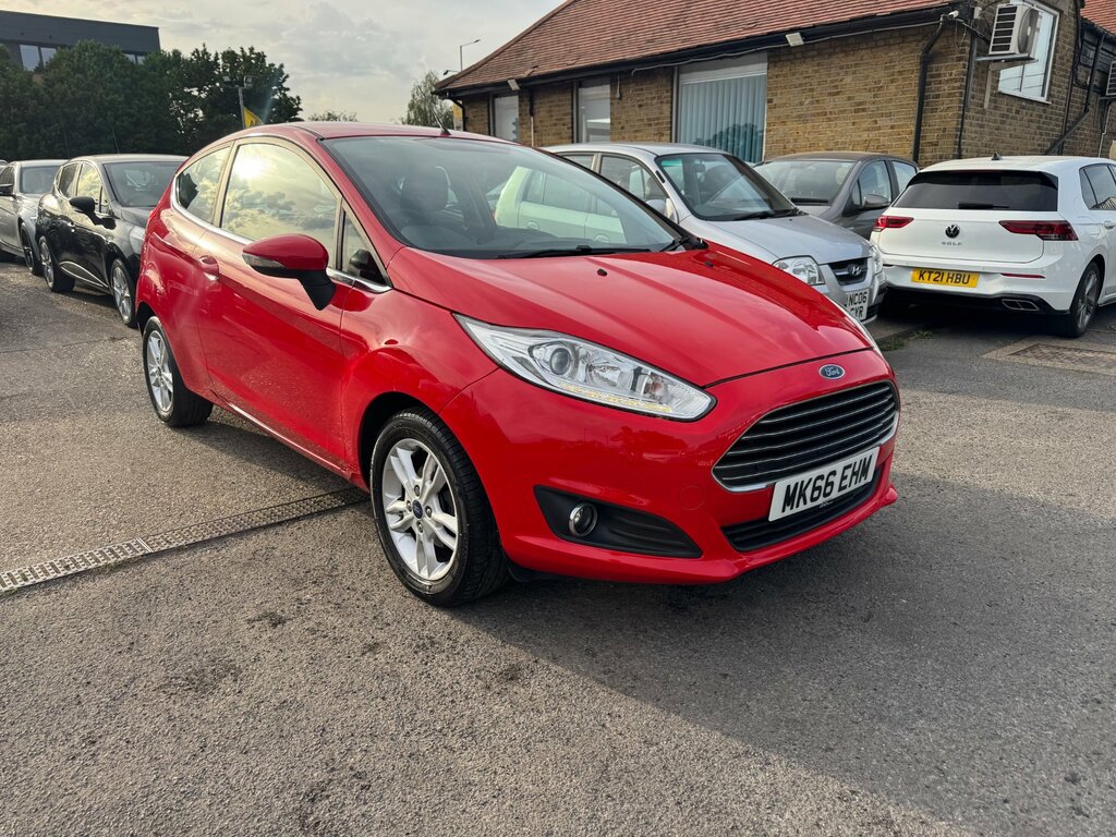 Ford Fiesta 1.25 Zetec Hatchback Euro 6 82 MK66EHM Red #2
