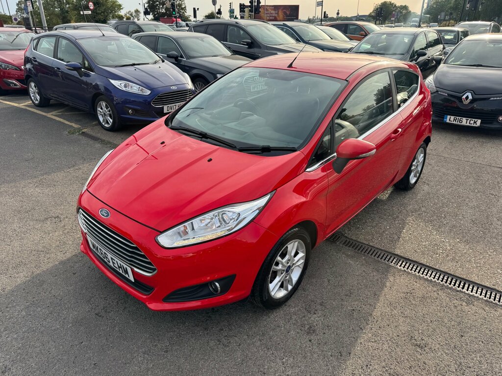 Ford Fiesta 1.25 Zetec Hatchback Euro 6 82 MK66EHM Red #5