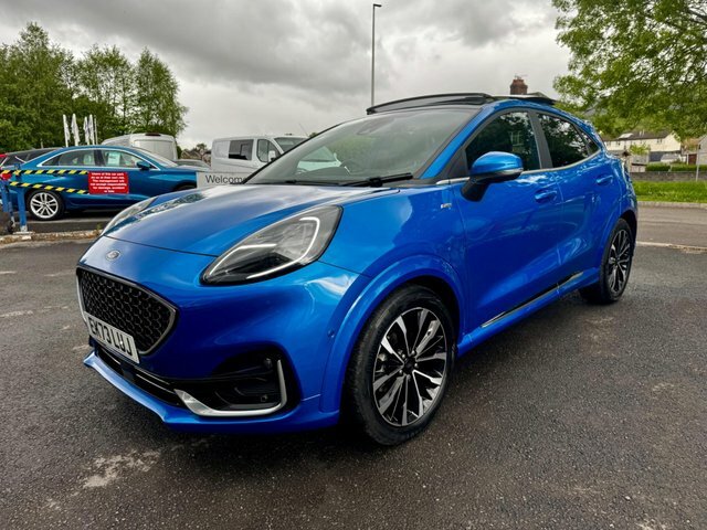 Ford Puma Ecoboost Mhev St-line Vignale EK73LUJ Blue #3