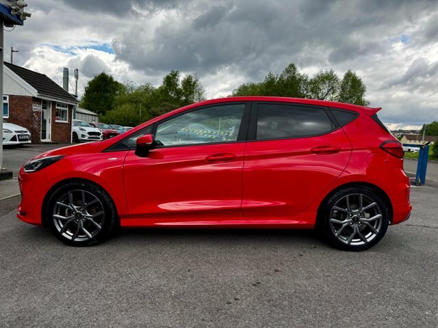 Ford Fiesta Ecoboost Mhev St-line Edition GX73HRG Red #4