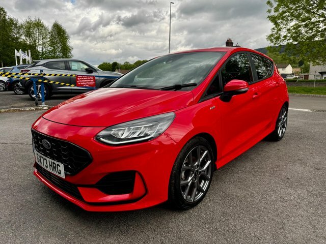 Ford Fiesta Ecoboost Mhev St-line Edition GX73HRG Red #3