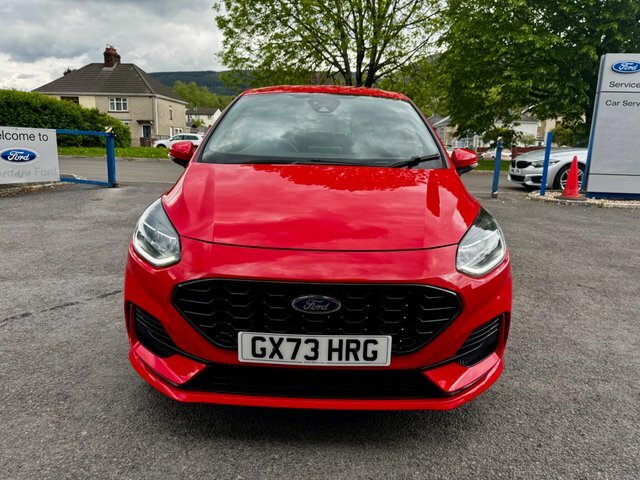 Ford Fiesta Ecoboost Mhev St-line Edition GX73HRG Red #2