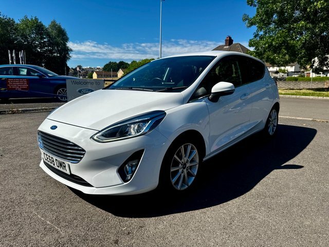 Ford Fiesta Ecoboost Titanium Euro CE68OMR White #3