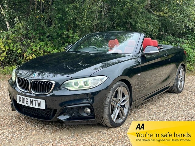 BMW 2 Series 220D M Sport Convertible Black