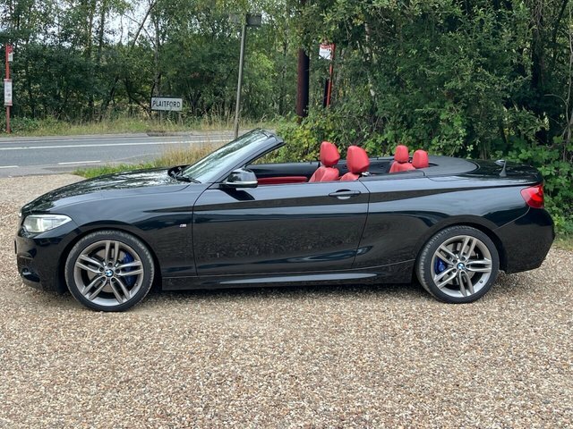 BMW 2 Series 220D M Sport Convertible KD16WTW Black #3