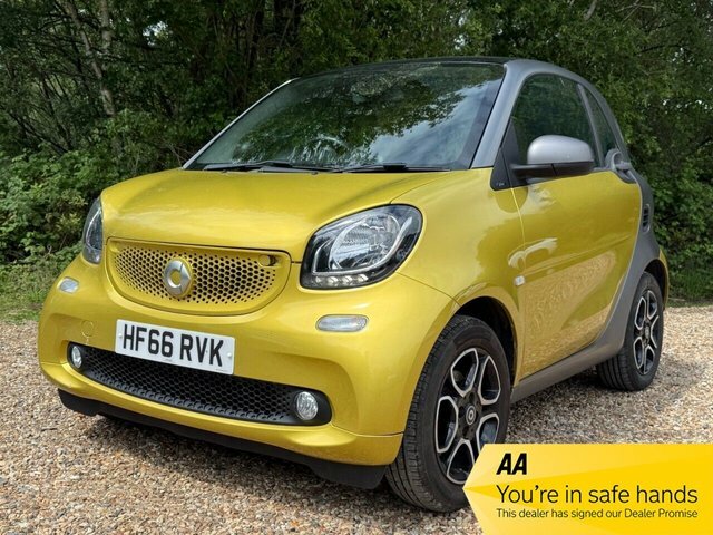 Smart Fortwo Coupe Prime Premium Plus Coupe Yellow