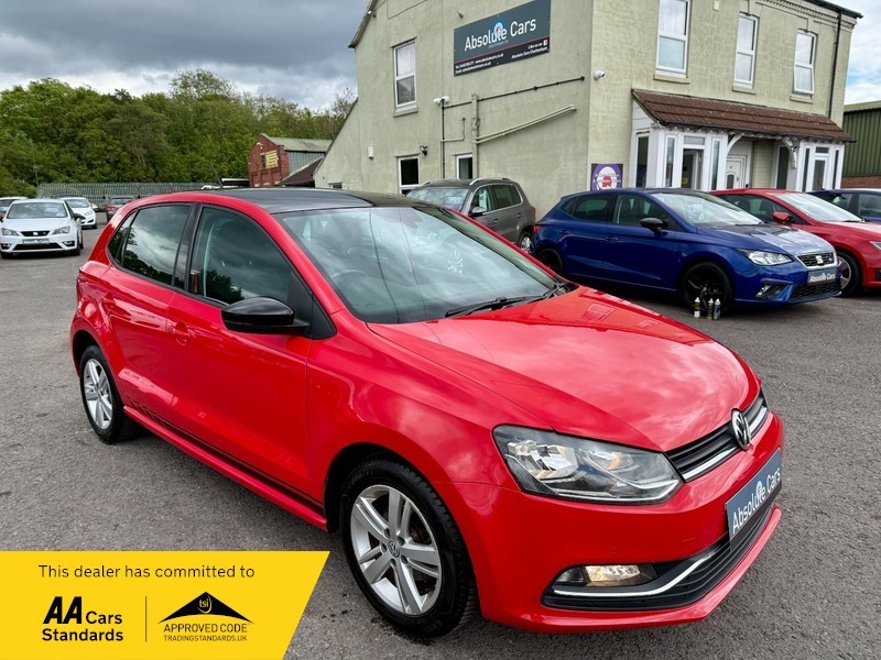 Volkswagen Polo Match Edition Bluetoothp Senstwo Red