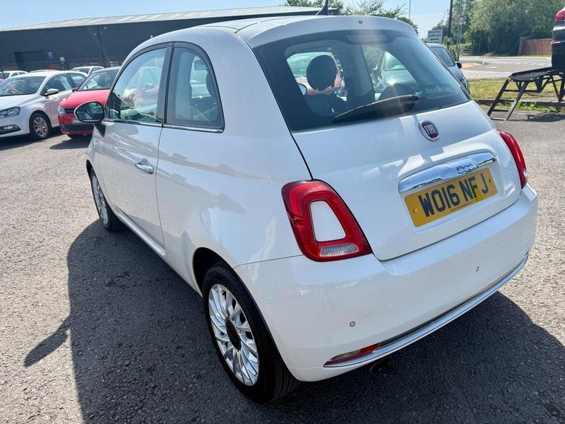 Fiat 500 Lounge 20 Taxp Sensb WO16NFJ White #4