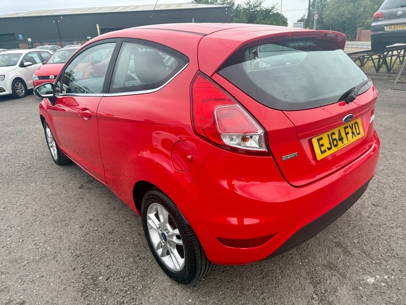 Ford Fiesta Zetec Low Milesbluetoothtwo Keys EJ64FXO Red #3