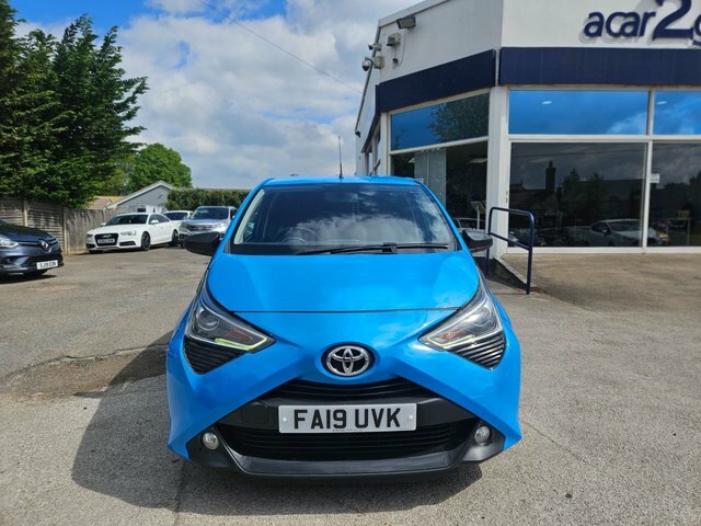 Toyota Aygo 1.0 Vvt-i X-trend Hatchback Euro FA19UVK Blue #3