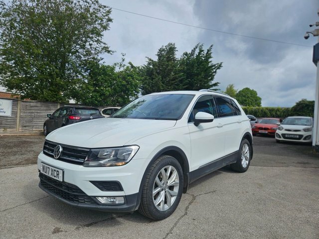 Volkswagen Tiguan 2.0 Tdi Bluemotion Tech Se Navigation Suv Dies WU17XCR White #3