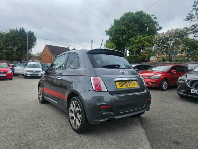 Fiat 500 1.2 S Hatchback Dualogic Euro 6 Ss SP15PTY Grey #6