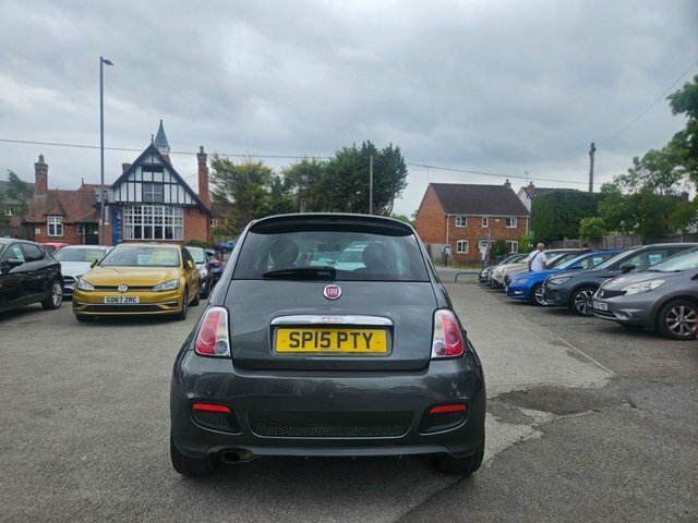 Fiat 500 1.2 S Hatchback Dualogic Euro 6 Ss SP15PTY Grey #4
