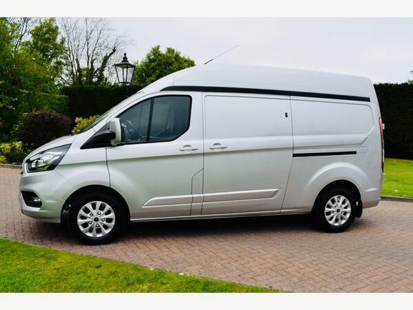 Ford Transit Custom Panel Van 2.0 300 Ecoblue Limited L2 H2 Euro 6 S EO23XTM Silver #2