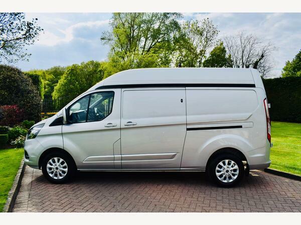 Ford Transit Custom Panel Van 2.0 300 Ecoblue Limited L2 H2 Euro 6 S EO23XTP Silver #2