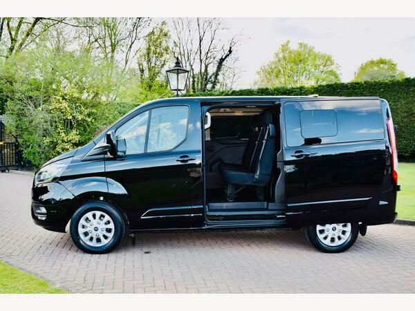 Ford Transit Custom Combi Van 2.0 300 Ecoblue Limited Crew Van L1 H1 E HJ72KPV Black #3
