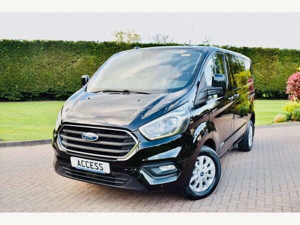 Ford Transit Custom Combi Van 2.0 300 Ecoblue Limited Crew Van L1 H1 E Black