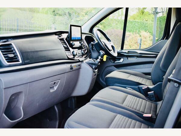 Ford Transit Custom Combi Van 2.0 300 Ecoblue Limited Crew Van L1 H1 E HJ72KPV Black #4