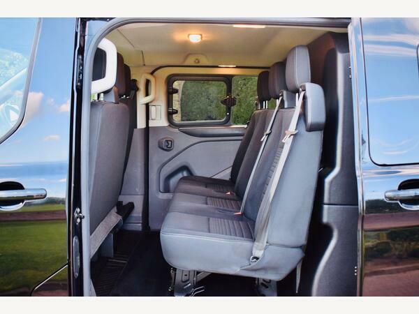 Ford Transit Custom Combi Van 2.0 300 Ecoblue Limited Crew Van L1 H1 E HJ72KPV Black #6